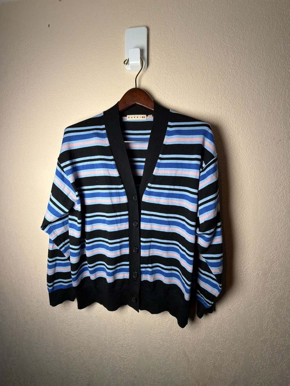 Marni‎ x Uniqlo Striped V-Neck Cardigan Size M